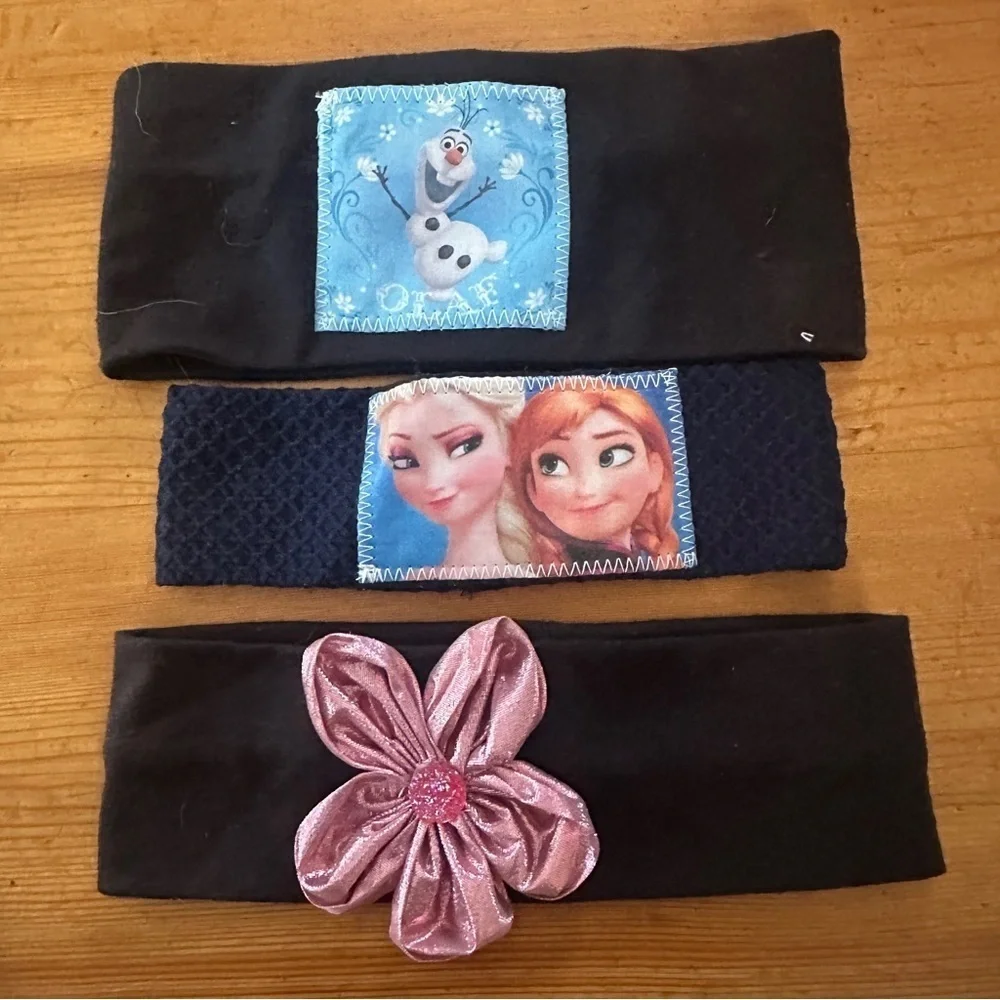 New Bundle Handmade Headbands Girls Disney Frozen Olaf Ana Elsa Flower